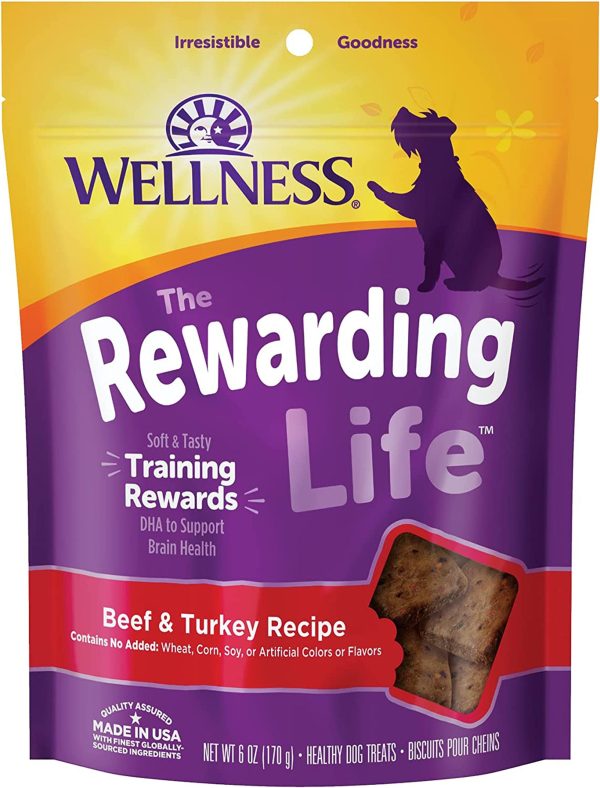 Wellness Rewarding Life Dog 6oz. Beef Turkey Soft Online