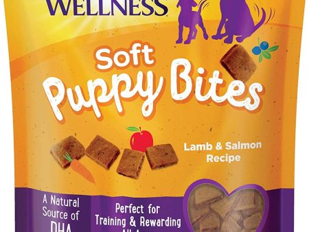 Wellness Soft Puppy Bites Value Bag Lamb Salmon 8oz. Online Hot Sale