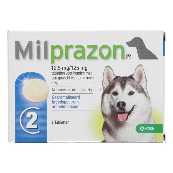 Milprazon Ontwormingsmiddel Hond 12,5mg Sale