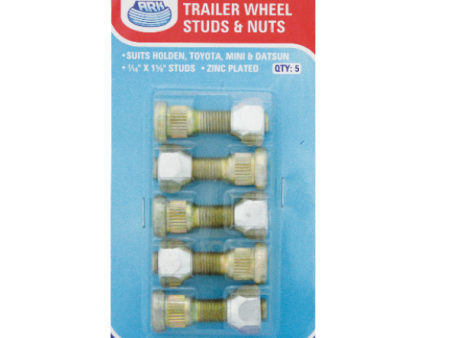 Set of 5 Holden wheel studs and nuts Fashion